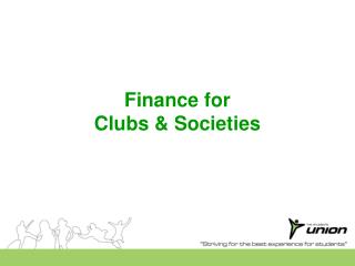 Finance for Clubs &amp; Societies