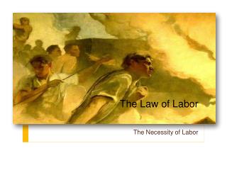 The Law of Labor