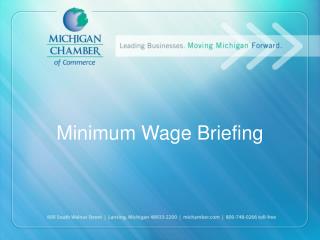 Minimum Wage Briefing