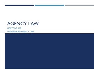 Agency Law