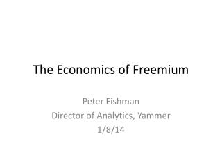 The Economics of Freemium