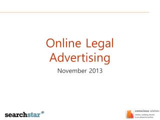 Online Legal Advertising November 2013