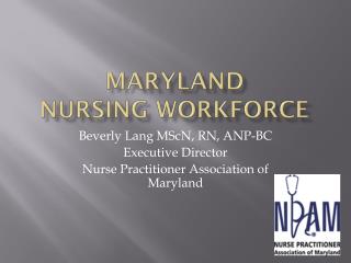 Maryland Nursing Workforce