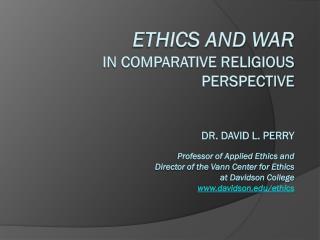 Upcoming Events Vann Center for Ethics