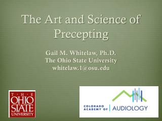 The Art and Science of Precepting