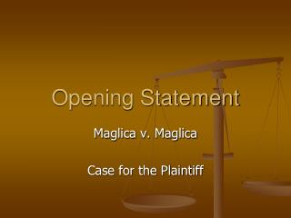 Opening Statement