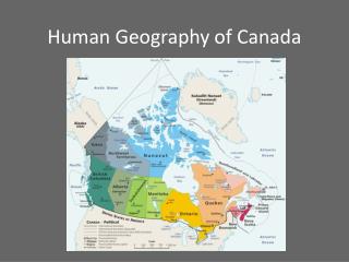 Human Geography of Canada