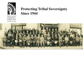 Protecting Tribal Sovereignty Since 1944