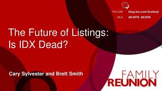 The Future of Listings: Is IDX Dead?