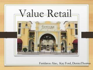 Value Retail Western Europe to Northern Italy