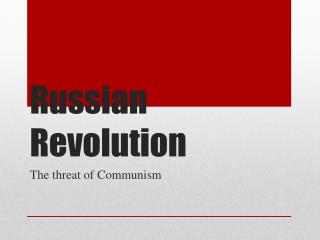 Russian Revolution