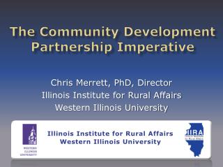 The Community Development Partnership Imperative