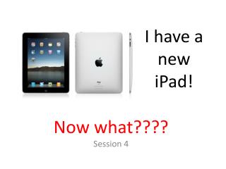 I have a new iPad!