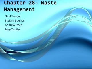 Chapter 28- Waste Management