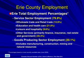 Erie County Employment