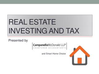 Real Estate Investing and Tax