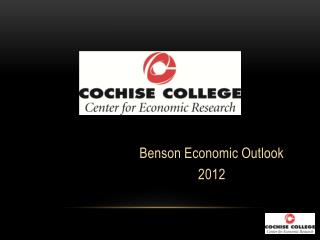 Benson Economic Outlook 2012