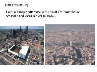 Urban Vocabulary