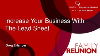Increase Your Business With The Lead Sheet