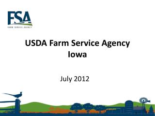 USDA Farm Service Agency Iowa