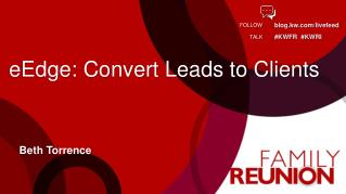 eEdge: Convert Leads to Clients