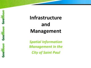Infrastructure and Management