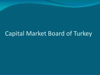 Capital Market Board of Turkey