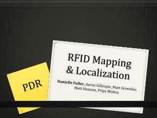 RFID Mapping &amp; Localization