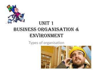 Unit 1 Business Organisation &amp; Environment