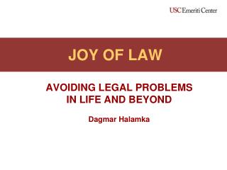 JOY OF LAW