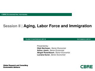 Session II | Aging, Labor Force and Immigration