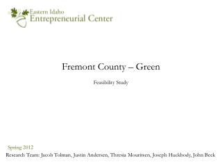 Fremont County – Green