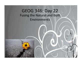GEOG 346 : Day 22