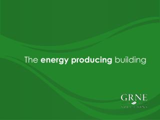 The energy producing building