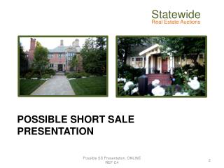 POSSIBLE Short Sale Presentation