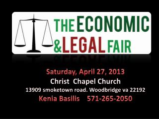 Saturday, April 27, 2013 Christ Chapel Church 13909 smoketown road. Woodbridge va 22192 Kenia Basilis 571-265-2050