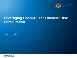 Leveraging OpenSPL for Financial Risk Computation