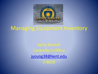 Managing Equipment Inventory