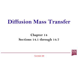 Diffusion Mass Transfer