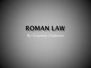 Roman law
