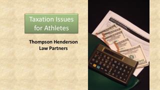 Taxation Issues for Athletes