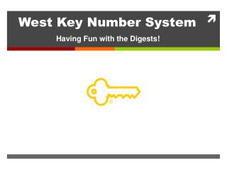 West Key Number System