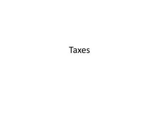 Taxes