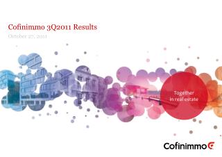 Cofinimmo 3Q2011 Results