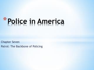 Police in America