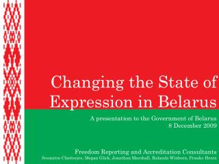 Changing the State of Expression in Belarus