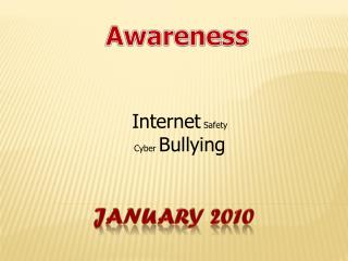 Internet Safety Cyber Bullying