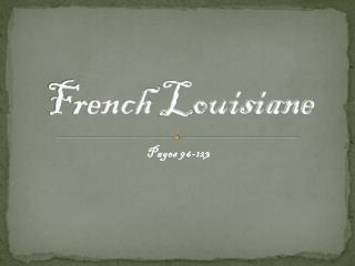 French Louisiane