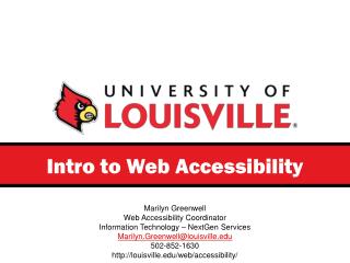 Intro to Web Accessibility