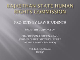 RAJASTHAN STATE HUMAN RIGHTS COMMISSION